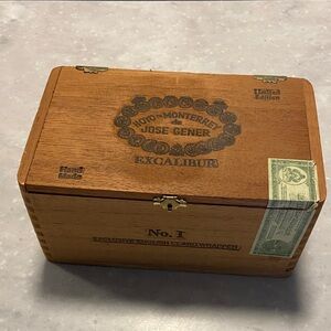 Handmade Wooden Cigar Box